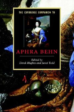portada The Cambridge Companion to Aphra Behn Hardback (Cambridge Companions to Literature) (en Inglés)