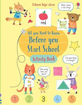 portada Wipe-Clean all you Need to Know Before you Start School Activity Book 