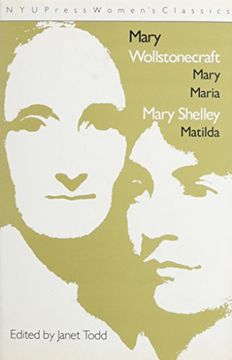 portada Mary Wollstonecraft: 'mary Maria' and Mary Shelley: 'matilda' (en Inglés)