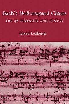 portada bach's well-tempered clavier: the 48 preludes and fugues (in English)