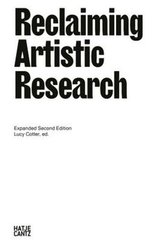 portada Reclaiming Artistic Research (en Inglés)