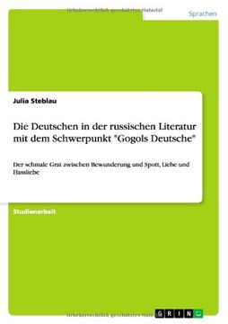 portada Die Deutschen in der russischen Literatur mit dem Schwerpunkt "Gogols Deutsche"