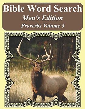 portada Bible Word Search Men's Edition: Proverbs Volume 3 Extra Large Print (in English)