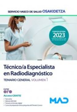 portada Tecnico/A Especialista en Radiodiagnostico de Osakidetza Servicio Vasco de Salud (in Spanish)