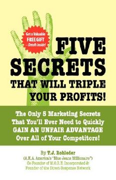 portada five secrets that will triple your profits! (in English)