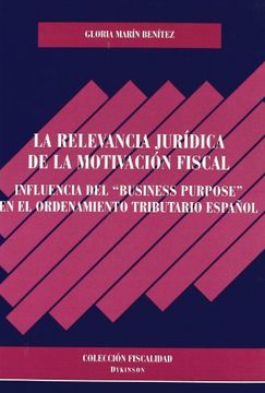 portada Relevancia Juridica Motivacion Fiscal (in Spanish)