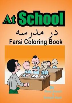 portada Farsi Coloring Book: At School (en Inglés)