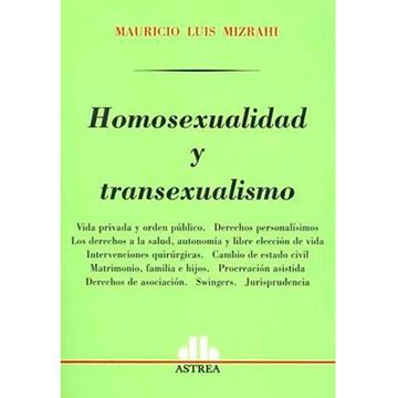 portada HOMOSEXUALIDAD Y TRANSEXUALISMO