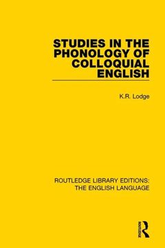 portada Studies in the Phonology of Colloquial English (en Inglés)
