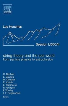portada String Theory and the Real World: From Particle Physics to Astrophysics, Volume 87: Lecture Notes of the les Houches Summer School 2007 
