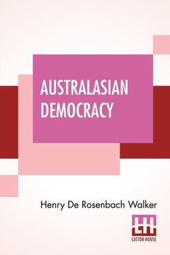 portada Australasian Democracy (en Inglés)