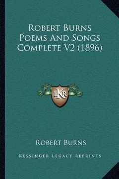 portada robert burns poems and songs complete v2 (1896)