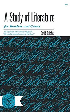 portada A Study of Literature: For Readers and Critics (in English)