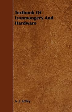 portada textbook of ironmongery and hardware (en Inglés)