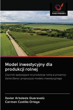 portada Model inwestycyjny dla produkcji rolnej (en Polaco)