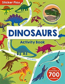 portada Sticker Play Dinosaurs (Paperback) 