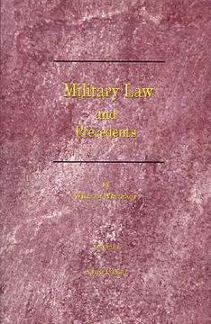 portada military law and precedents: volume 1 (en Inglés)