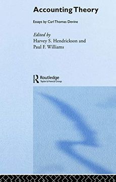 portada Accounting Theory (Routledge new Works in Accounting History) (in English)
