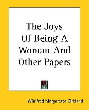 portada the joys of being a woman and other papers (en Inglés)