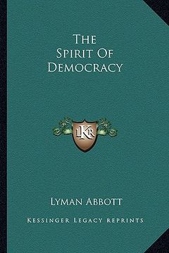 portada the spirit of democracy (en Inglés)