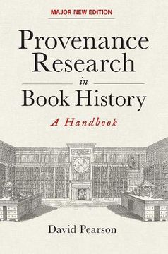portada Provenance Research in Book History: A Handbook (in English)