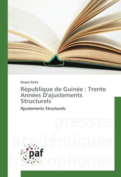 portada République de guinée : trente années d'ajustements structurels (OMN.PRES.FRANC.)