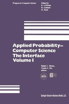 portada applied probability-computer science: the interface (en Inglés)