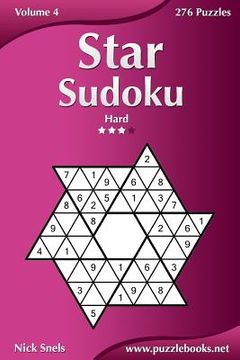 portada Star Sudoku - Hard - Volume 4 - 276 Logic Puzzles (en Inglés)