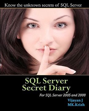portada sql server secret diary (en Inglés)