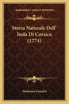 portada Storia Naturale Dell' Isola Di Corsica (1774) (in Italian)