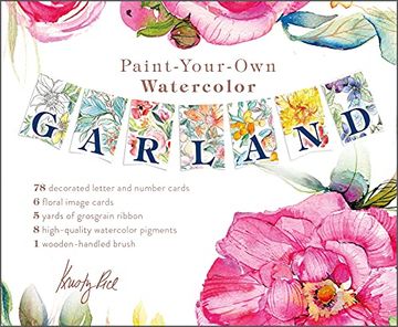 portada Paint-Your-Own Watercolor Garland: Illustrations by Kristy Rice (Artisan) (en Inglés)