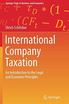portada International Company Taxation: An Introduction to the Legal and Economic Principles (Springer Texts in Business and Economics) 
