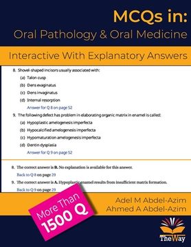 portada MCQs in Oral Pathology and Oral Medicine: With Comments for Under and Post-Graduates