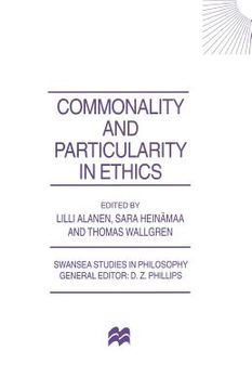portada Commonality and Particularity in Ethics (en Inglés)