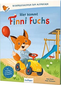portada Bildergeschichten zum Mitmachen: Hier Kommt Finni Fuchs: Mit Finni-Anziehpuppe & Suchbildern (en Alemán)