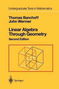 portada linear algebra through geometry (en Inglés)