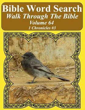 portada Bible Word Search Walk Through The Bible Volume 64: 1 Chronicles #3 Extra Large Print (en Inglés)