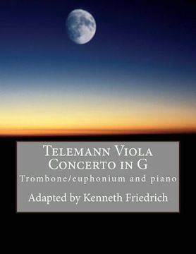 portada Telemann Viola Concerto in G - trombone/euphonium version (en Inglés)