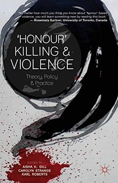 portada 'Honour' Killing and Violence: Theory, Policy and Practice