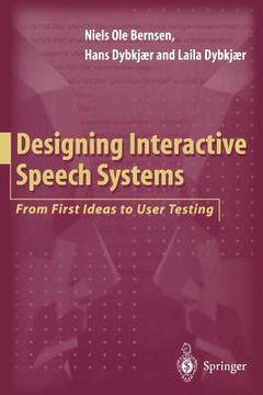 portada designing interactive speech systems: from first ideas to user testing (en Inglés)