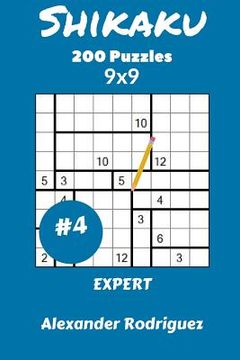 portada Shikaku Puzzles 9x9 - Expert 200 vol. 4 (en Inglés)