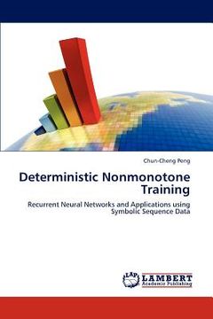 portada deterministic nonmonotone training (en Inglés)