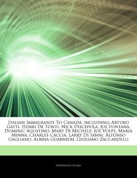 Libro articles on italian immigrants to canada including arturo