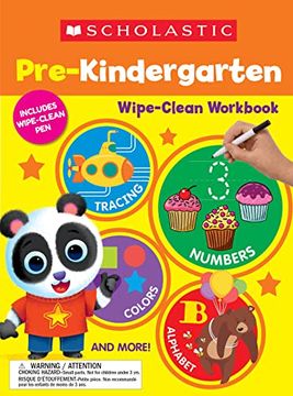 portada Scholastic Pre-K Wipe-Clean Workbook 