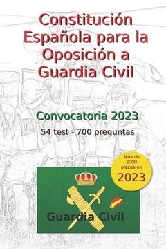 portada Constitución Española para la Oposición a Guardia Civil: 54 nuevos test