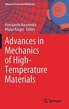 portada Advances in Mechanics of High-Temperature Materials (Advanced Structured Materials) (en Inglés)