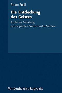 portada Die Entdeckung Des Geistes: Studien Zur Entstehung Des Europaischen Denkens Bei Den Griechen