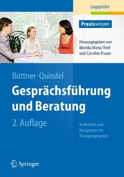 portada Gesprächsführung und Beratung: Sicherheit und Kompetenz im Therapiegespräch (Praxiswissen Logopadie) (en Alemán)