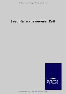 portada Seeunfälle aus neuerer Zeit (German Edition)