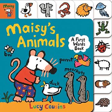 portada Maisy's Animals: A First Words Book (in English)